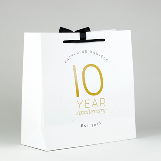 Luxury 10 Year Anniversary Gift Bag